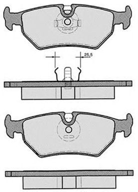 RAICAM ra06160 -  Комплект тормозных колодок, дисковый тормоз