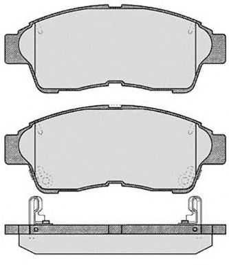 RAICAM ra06240 -  Комплект тормозных колодок, дисковый тормоз