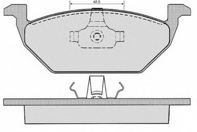 RAICAM ra06530 -  Комплект тормозных колодок, дисковый тормоз