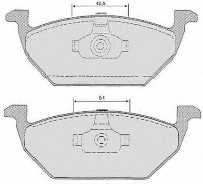 RAICAM ra06531 -  Комплект тормозных колодок, дисковый тормоз