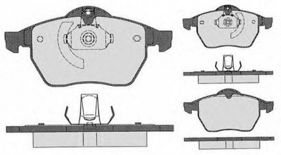 RAICAM ra06730 -  Комплект тормозных колодок, дисковый тормоз