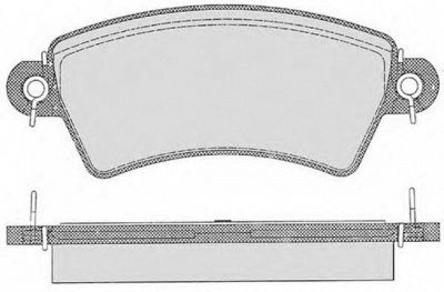 RAICAM ra06860 -  Комплект тормозных колодок, дисковый тормоз