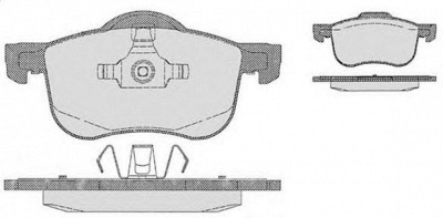 RAICAM ra06930 -  Комплект тормозных колодок, дисковый тормоз