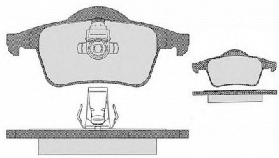 RAICAM ra06940 -  Комплект тормозных колодок, дисковый тормоз