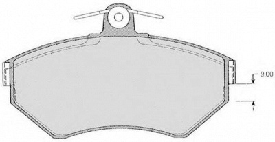 RAICAM ra06950 -  Комплект тормозных колодок, дисковый тормоз