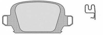 RAICAM ra07130 -  Комплект тормозных колодок, дисковый тормоз