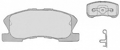 RAICAM ra07290 -  Комплект тормозных колодок, дисковый тормоз