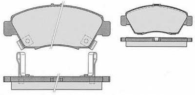 RAICAM ra07480 -  Комплект тормозных колодок, дисковый тормоз