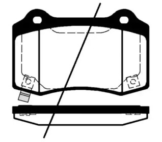 RAICAM ra07527 -  Комплект тормозных колодок, дисковый тормоз
