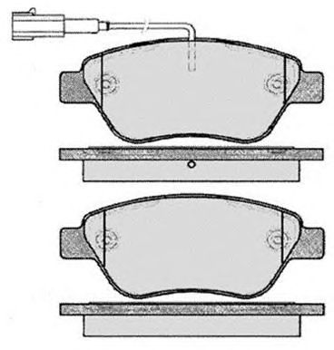 RAICAM ra07608 -  Комплект тормозных колодок, дисковый тормоз