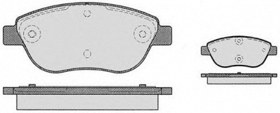 RAICAM ra07611 -  Комплект тормозных колодок, дисковый тормоз