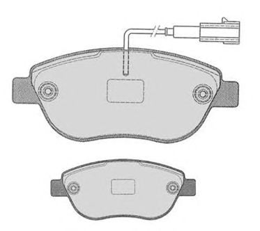 RAICAM ra07612 -  Комплект тормозных колодок, дисковый тормоз