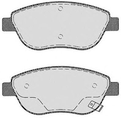 RAICAM ra07613 -  Комплект тормозных колодок, дисковый тормоз