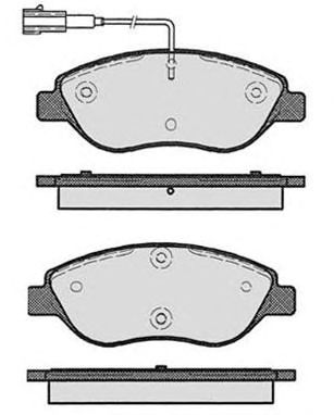 RAICAM ra07622 -  Комплект тормозных колодок, дисковый тормоз