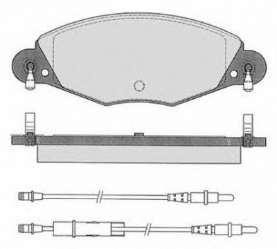 RAICAM ra07630 -  Комплект тормозных колодок, дисковый тормоз