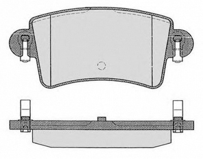 RAICAM ra07820 -  Комплект тормозных колодок, дисковый тормоз