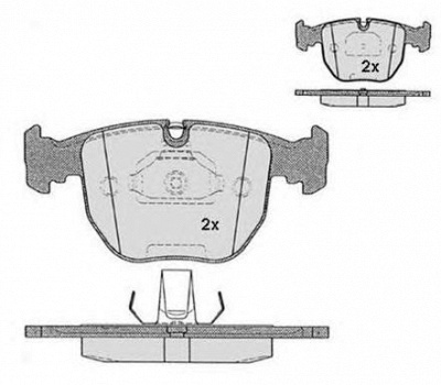 RAICAM ra07880 -  Комплект тормозных колодок, дисковый тормоз