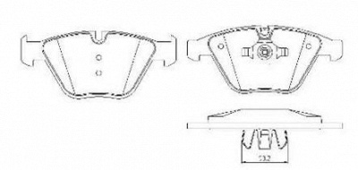 RAICAM ra07893 -  Комплект тормозных колодок, дисковый тормоз