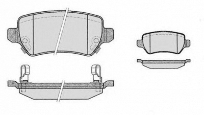 RAICAM ra08150 -  Комплект тормозных колодок, дисковый тормоз