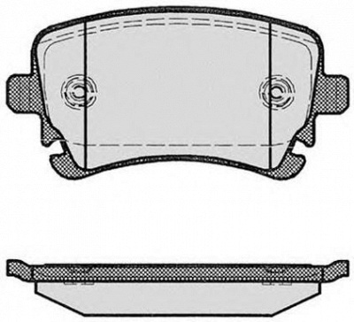 RAICAM ra08191 -  Комплект тормозных колодок, дисковый тормоз