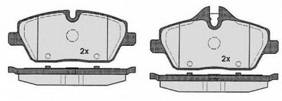 RAICAM ra08522 -  Комплект тормозных колодок, дисковый тормоз
