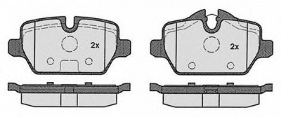RAICAM ra08542 -  Комплект тормозных колодок, дисковый тормоз