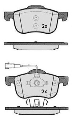 RAICAM ra08590 -  Комплект тормозных колодок, дисковый тормоз