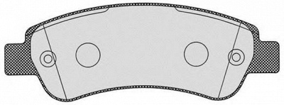 RAICAM ra08870 -  Колодки тормозные дисковые задниеие, комплект