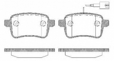 RAICAM ra09090 -  Комплект тормозных колодок, дисковый тормоз