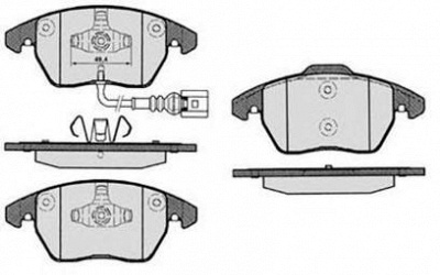 RAICAM ra09191 -  Комплект тормозных колодок, дисковый тормоз