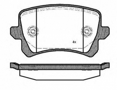 RAICAM ra09210 -  Комплект тормозных колодок, дисковый тормоз