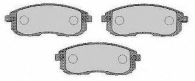 RAICAM ra09710 -  Комплект тормозных колодок, дисковый тормоз