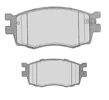 RAICAM ra09740 -  Комплект тормозных колодок, дисковый тормоз