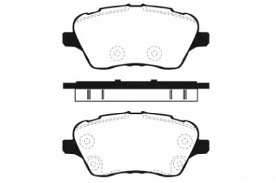 RAICAM ra09900 -  Комплект тормозных колодок, дисковый тормоз