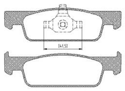 RAICAM ra09940 -  Комплект тормозных колодок, дисковый тормоз