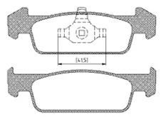 RAICAM ra09941 -  Комплект тормозных колодок, дисковый тормоз
