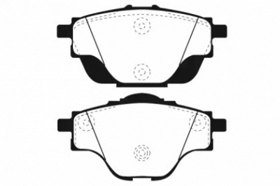 RAICAM ra10040 -  Комплект тормозных колодок, дисковый тормоз