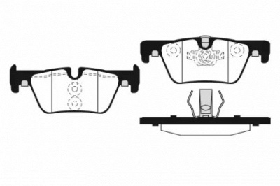 RAICAM ra10120 -  Комплект тормозных колодок, дисковый тормоз