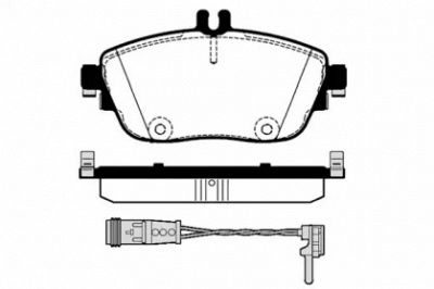RAICAM ra10211 -  Комплект тормозных колодок, дисковый тормоз