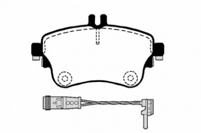 RAICAM ra10221 -  Комплект тормозных колодок, дисковый тормоз