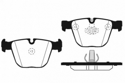 RAICAM ra10250 -  Комплект тормозных колодок, дисковый тормоз