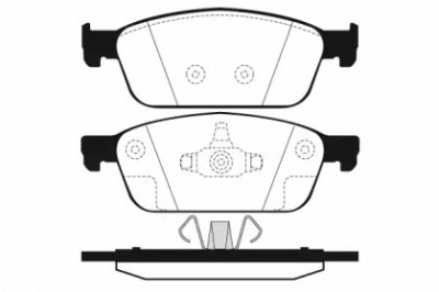 RAICAM ra10290 -  Комплект тормозных колодок, дисковый тормоз
