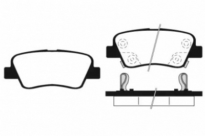 RAICAM ra10371 -  Комплект тормозных колодок, дисковый тормоз