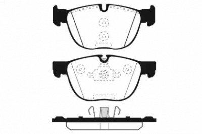 RAICAM ra10460 -  Комплект тормозных колодок, дисковый тормоз