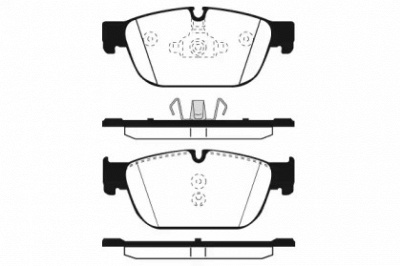 RAICAM ra10490 -  Комплект тормозных колодок, дисковый тормоз