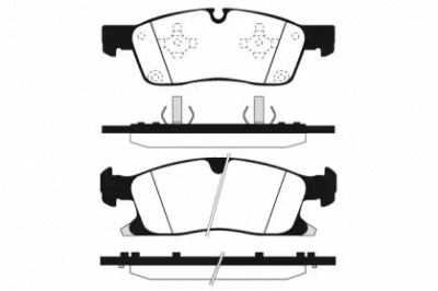 RAICAM ra10581 -  Комплект тормозных колодок, дисковый тормоз