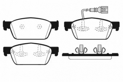 RAICAM ra10640 -  Комплект тормозных колодок, дисковый тормоз
