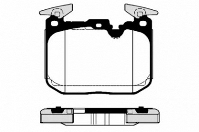 RAICAM ra10821 -  Комплект тормозных колодок, дисковый тормоз