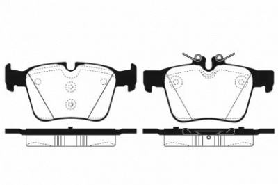 RAICAM ra10830 -  Комплект тормозных колодок, дисковый тормоз