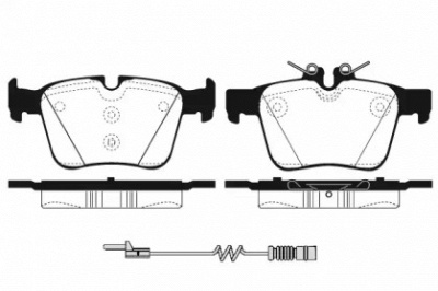 RAICAM ra10831 -  Комплект тормозных колодок, дисковый тормоз